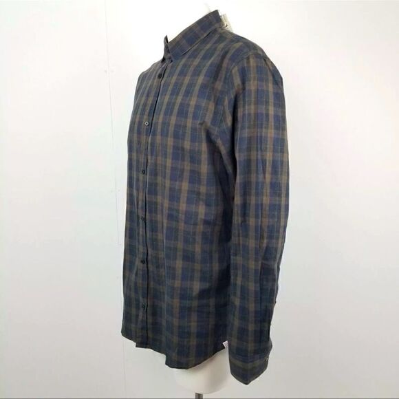 Sovereign Code Mens Brown Plaid Long Sleeve Button Down Shirt Size XXL 2XL NWT - Picture 4 of 6
